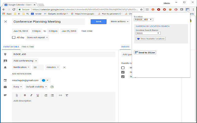 25Live Google Calendar Extension from Chrome web store to be run with OffiDocs Chromium online 25Live Google Calendar Extension from Chrome web store to be run with OffiDocs Chromium online