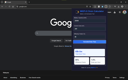 9M2PJU Drain Calculator from Chrome web store to be run with OffiDocs Chromium online 9M2PJU Drain Calculator from Chrome web store to be run with OffiDocs Chromium online