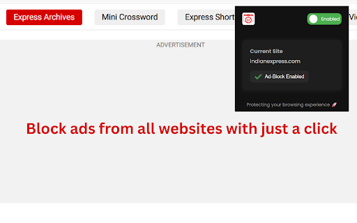 Ad Blocker for Chrome from Chrome web store to be run with OffiDocs Chromium online Ad Blocker for Chrome from Chrome web store to be run with OffiDocs Chromium online