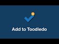 Add to Toodledo from Chrome web store to be run with OffiDocs Chromium online Add to Toodledo from Chrome web store to be run with OffiDocs Chromium online
