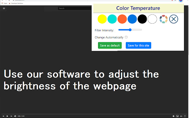 Adjust Screen Brightness from Chrome web store to be run with OffiDocs Chromium online Adjust Screen Brightness from Chrome web store to be run with OffiDocs Chromium online