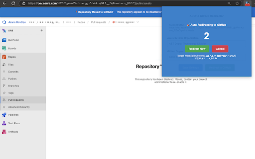 ADO to GitHub Redirector from Chrome web store to be run with OffiDocs Chromium online ADO to GitHub Redirector from Chrome web store to be run with OffiDocs Chromium online