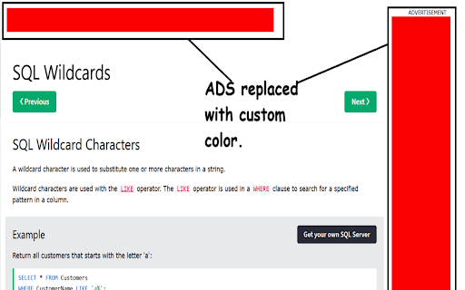 Ad Replacer from Chrome web store to be run with OffiDocs Chromium online Ad Replacer from Chrome web store to be run with OffiDocs Chromium online