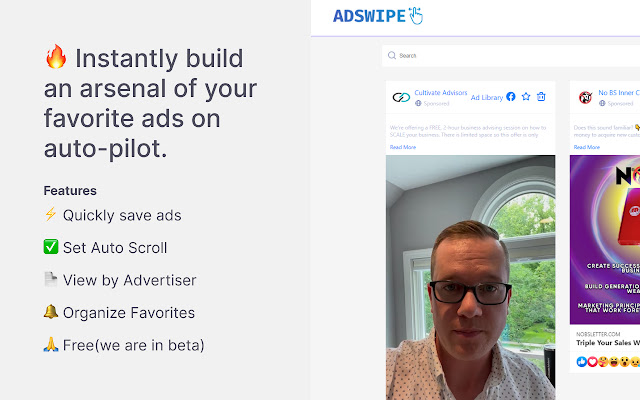 Ad Swipe from Chrome web store to be run with OffiDocs Chromium online Ad Swipe from Chrome web store to be run with OffiDocs Chromium online