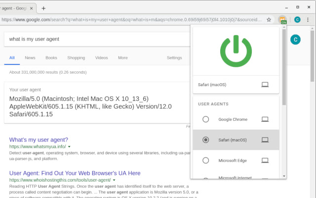 Agentium: User agent switcher from Chrome web store to be run with OffiDocs Chromium online Agentium: User agent switcher from Chrome web store to be run with OffiDocs Chromium online