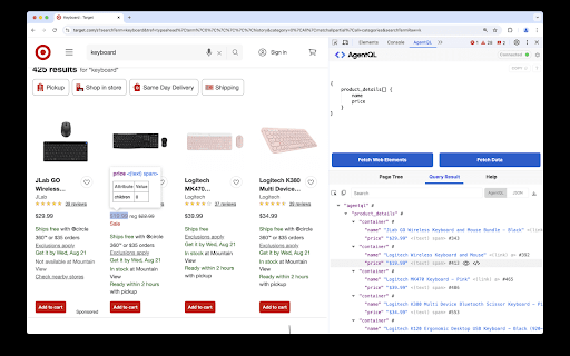 AgentQL Debugger from Chrome web store to be run with OffiDocs Chromium online AgentQL Debugger from Chrome web store to be run with OffiDocs Chromium online