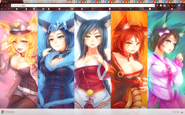 Ahri 5 Skins from Chrome web store to be run with OffiDocs Chromium online Ahri 5 Skins from Chrome web store to be run with OffiDocs Chromium online