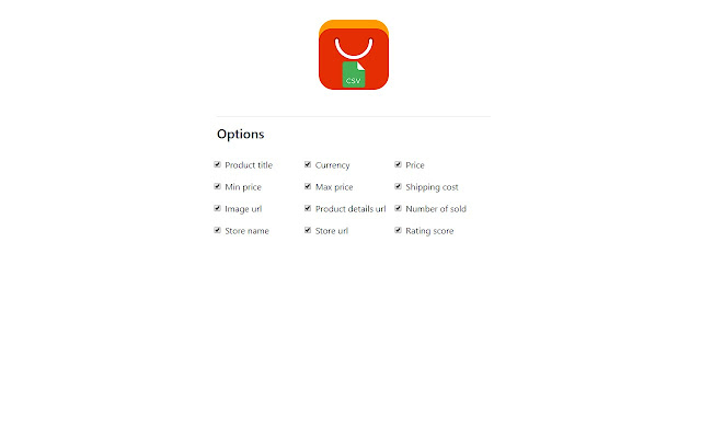 AliExpress CSV Export from Chrome web store to be run with OffiDocs Chromium online AliExpress CSV Export from Chrome web store to be run with OffiDocs Chromium online