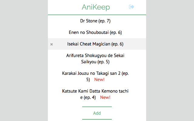 AniKeep from Chrome web store to be run with OffiDocs Chromium online AniKeep from Chrome web store to be run with OffiDocs Chromium online