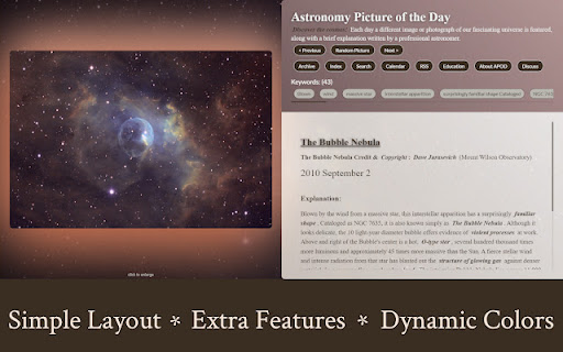APOD Plus from Chrome web store to be run with OffiDocs Chromium online APOD Plus from Chrome web store to be run with OffiDocs Chromium online