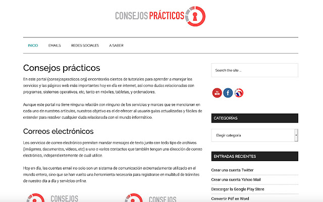 Applicación de Consejos Prácticos from Chrome web store to be run with OffiDocs Chromium online Applicación de Consejos Prácticos from Chrome web store to be run with OffiDocs Chromium online