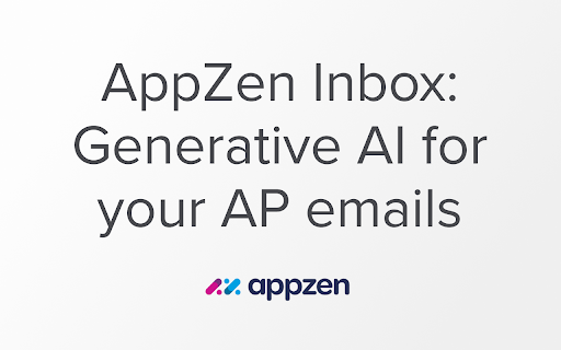 AppZen Inbox from Chrome web store to be run with OffiDocs Chromium online AppZen Inbox from Chrome web store to be run with OffiDocs Chromium online