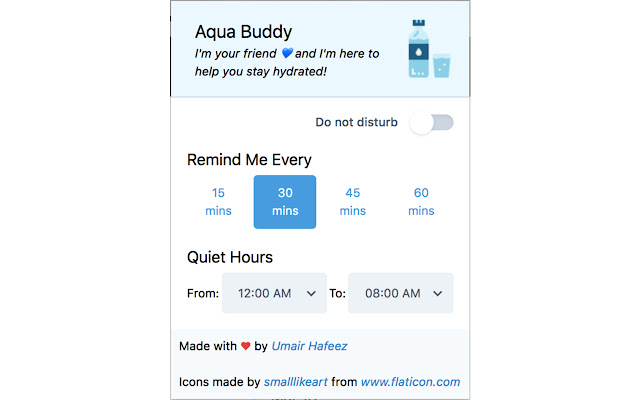Aqua Buddy from Chrome web store to be run with OffiDocs Chromium online Aqua Buddy from Chrome web store to be run with OffiDocs Chromium online