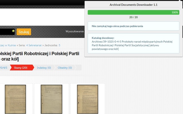 Archival Documents Downloader from Chrome web store to be run with OffiDocs Chromium online Archival Documents Downloader from Chrome web store to be run with OffiDocs Chromium online