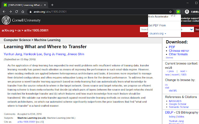 Arxiv Accelerator from Chrome web store to be run with OffiDocs Chromium online Arxiv Accelerator from Chrome web store to be run with OffiDocs Chromium online
