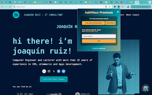 AskMisco Full from Chrome web store to be run with OffiDocs Chromium online AskMisco Full from Chrome web store to be run with OffiDocs Chromium online