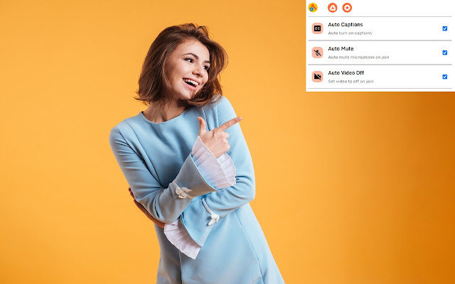 Auto Settings for Google Meet™ from Chrome web store to be run with OffiDocs Chromium online Auto Settings for Google Meet™ from Chrome web store to be run with OffiDocs Chromium online