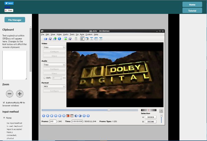 Avidemux video editor and video converter online Avidemux video editor and video converter online