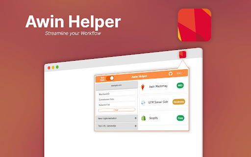 Awin Helper from Chrome web store to be run with OffiDocs Chromium online Awin Helper from Chrome web store to be run with OffiDocs Chromium online