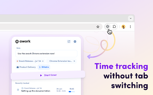 awork Timer Extension from Chrome web store to be run with OffiDocs Chromium online awork Timer Extension from Chrome web store to be run with OffiDocs Chromium online