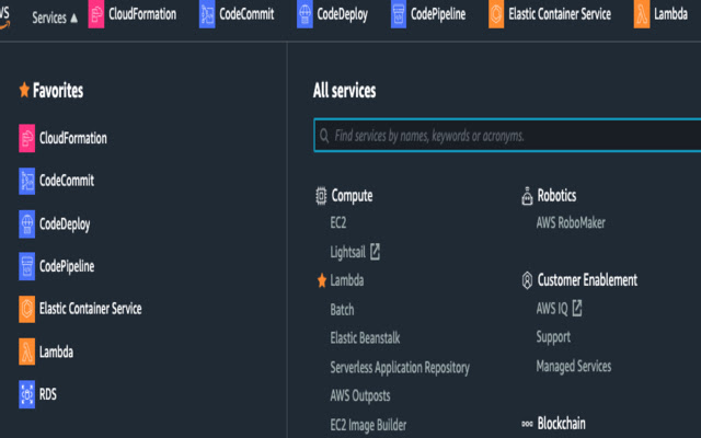 AWS Favorites To Pins from Chrome web store to be run with OffiDocs Chromium online AWS Favorites To Pins from Chrome web store to be run with OffiDocs Chromium online