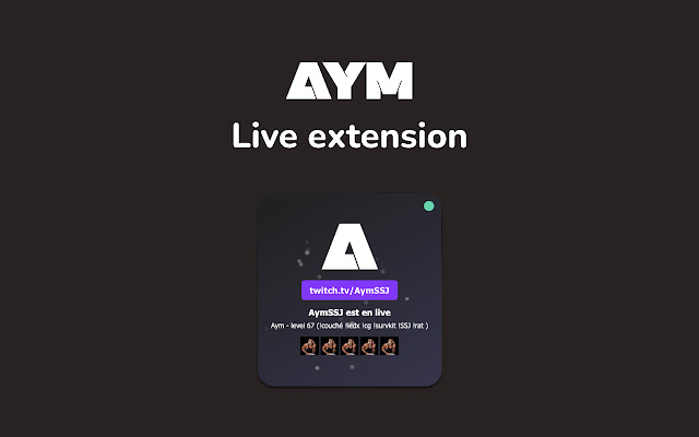 AymSSJ Live Extension from Chrome web store to be run with OffiDocs Chromium online AymSSJ Live Extension from Chrome web store to be run with OffiDocs Chromium online