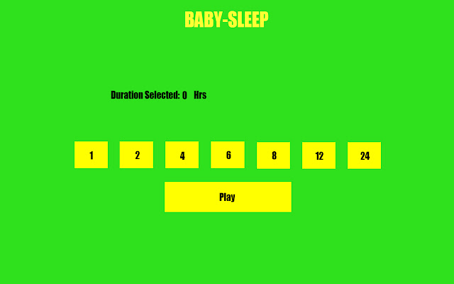 Baby Sleep from Chrome web store to be run with OffiDocs Chromium online Baby Sleep from Chrome web store to be run with OffiDocs Chromium online