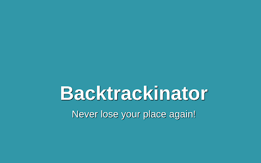 Backtrackinator from Chrome web store to be run with OffiDocs Chromium online Backtrackinator from Chrome web store to be run with OffiDocs Chromium online