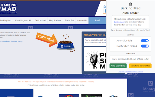 BarkingMad Autofeeder from Chrome web store to be run with OffiDocs Chromium online BarkingMad Autofeeder from Chrome web store to be run with OffiDocs Chromium online
