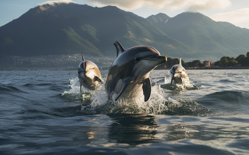 Beautiful dolphins swimming freely from Chrome web store to be run with OffiDocs Chromium online Beautiful dolphins swimming freely from Chrome web store to be run with OffiDocs Chromium online
