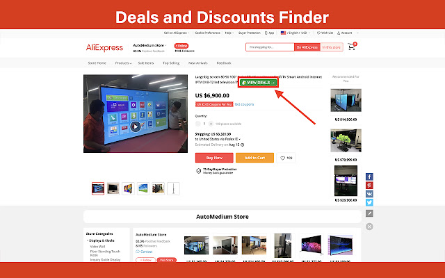 Best Deals, Discounts, Coupons for AliExpress from Chrome web store to be run with OffiDocs Chromium online Best Deals, Discounts, Coupons for AliExpress from Chrome web store to be run with OffiDocs Chromium online