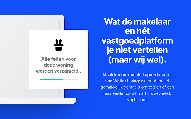 Betrap de Makelaar from Chrome web store to be run with OffiDocs Chromium online Betrap de Makelaar from Chrome web store to be run with OffiDocs Chromium online