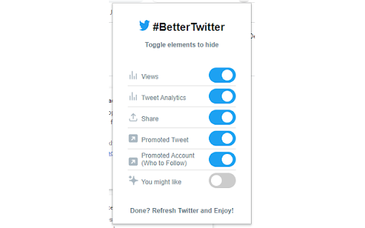 Better Twitter from Chrome web store to be run with OffiDocs Chromium online Better Twitter from Chrome web store to be run with OffiDocs Chromium online