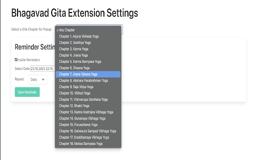 Bhagavad Gita from Chrome web store to be run with OffiDocs Chromium online Bhagavad Gita from Chrome web store to be run with OffiDocs Chromium online