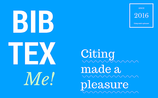 BibTexMe from Chrome web store to be run with OffiDocs Chromium online BibTexMe from Chrome web store to be run with OffiDocs Chromium online