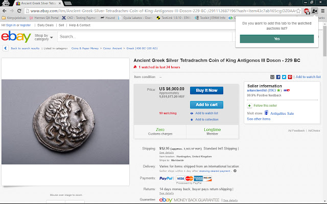 bid Watcher Extension from Chrome web store to be run with OffiDocs Chromium online bid Watcher Extension from Chrome web store to be run with OffiDocs Chromium online