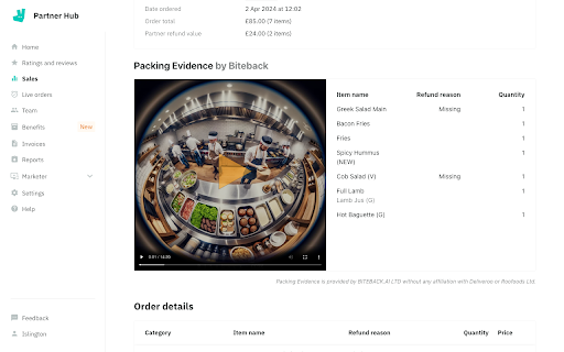 Biteback Restaurant Refund Fraud Protection from Chrome web store to be run with OffiDocs Chromium online Biteback Restaurant Refund Fraud Protection from Chrome web store to be run with OffiDocs Chromium online