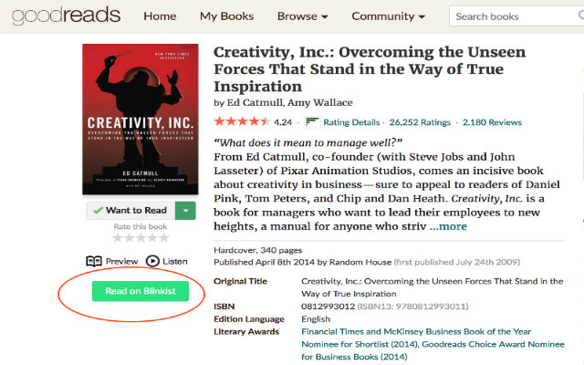 Blinkist (Unofficial) from Chrome web store to be run with OffiDocs Chromium online Blinkist (Unofficial) from Chrome web store to be run with OffiDocs Chromium online