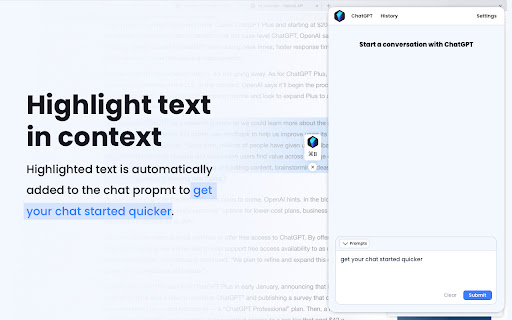 Blixem | ChatGPT conversational sidebar from Chrome web store to be run with OffiDocs Chromium online Blixem | ChatGPT conversational sidebar from Chrome web store to be run with OffiDocs Chromium online