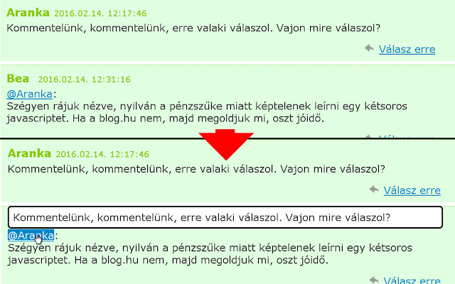 blog.hu comment popup from Chrome web store to be run with OffiDocs Chromium online blog.hu comment popup from Chrome web store to be run with OffiDocs Chromium online