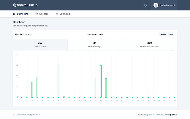 Bodyguard.io Security Awareness from Chrome web store to be run with OffiDocs Chromium online Bodyguard.io Security Awareness from Chrome web store to be run with OffiDocs Chromium online