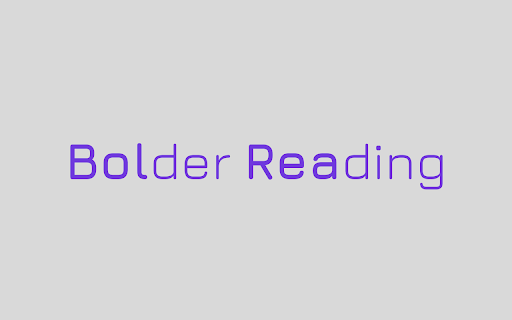 Bolder Reading from Chrome web store to be run with OffiDocs Chromium online Bolder Reading from Chrome web store to be run with OffiDocs Chromium online