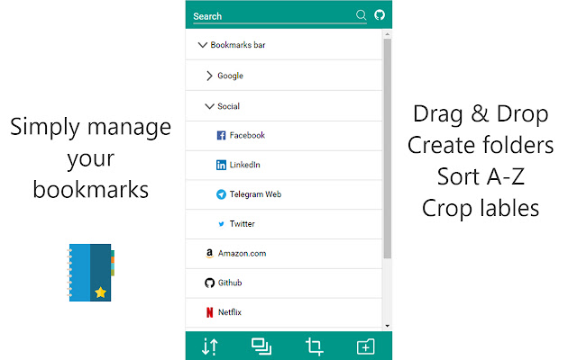Bookmark beautifier from Chrome web store to be run with OffiDocs Chromium online Bookmark beautifier from Chrome web store to be run with OffiDocs Chromium online