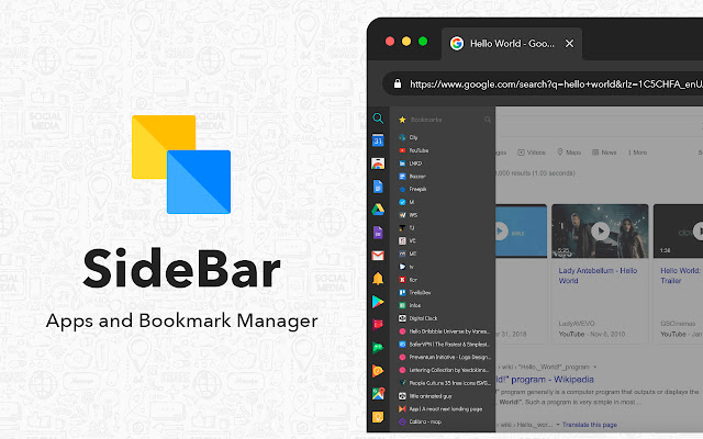 Bookmark Sidebar from Chrome web store to be run with OffiDocs Chromium online Bookmark Sidebar from Chrome web store to be run with OffiDocs Chromium online