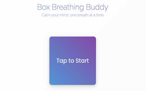 Box Breathing Buddy from Chrome web store to be run with OffiDocs Chromium online Box Breathing Buddy from Chrome web store to be run with OffiDocs Chromium online