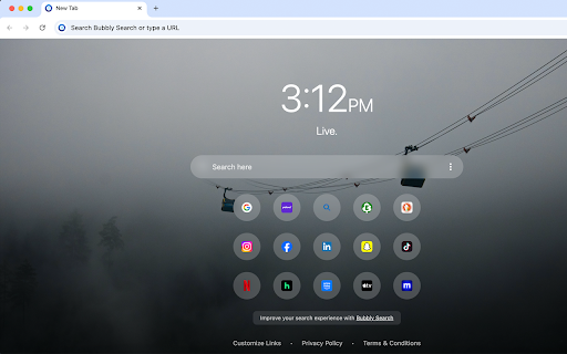 Bubbly Search from Chrome web store to be run with OffiDocs Chromium online Bubbly Search from Chrome web store to be run with OffiDocs Chromium online