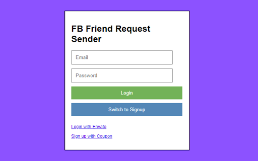 Bulk Friend Request Sender for FB from Chrome web store to be run with OffiDocs Chromium online Bulk Friend Request Sender for FB from Chrome web store to be run with OffiDocs Chromium online