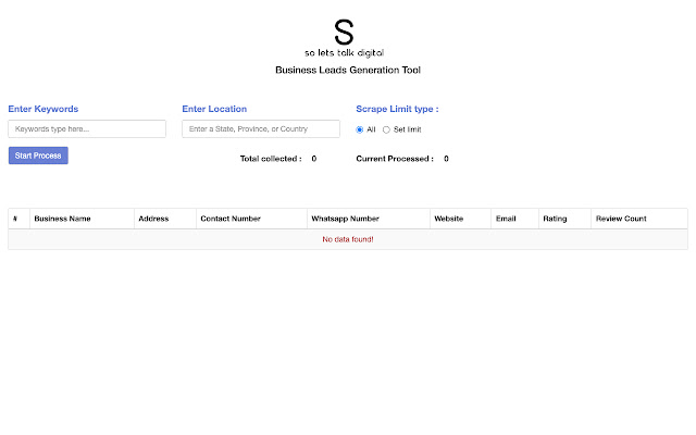 Business Leads Generation Tool from Chrome web store to be run with OffiDocs Chromium online Business Leads Generation Tool from Chrome web store to be run with OffiDocs Chromium online