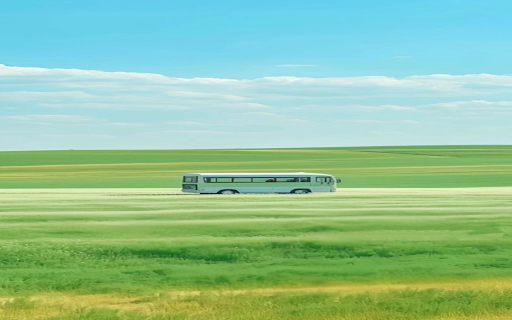 Bus traveling in a field Wallpaper from Chrome web store to be run with OffiDocs Chromium online Bus traveling in a field Wallpaper from Chrome web store to be run with OffiDocs Chromium online