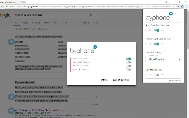 Byphone Number Linkify from Chrome web store to be run with OffiDocs Chromium online Byphone Number Linkify from Chrome web store to be run with OffiDocs Chromium online